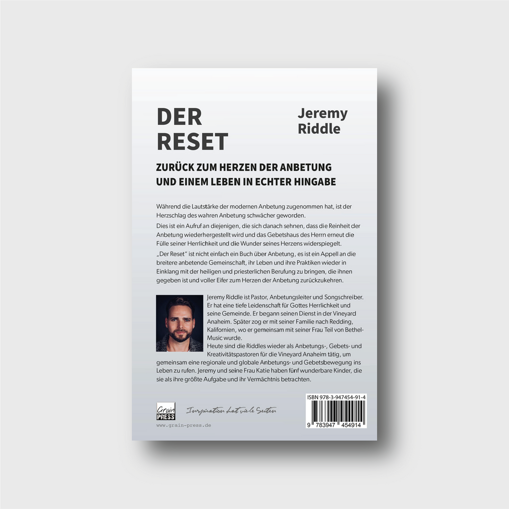 Der Reset - Jeremy Riddle - Grain-Press Verlag